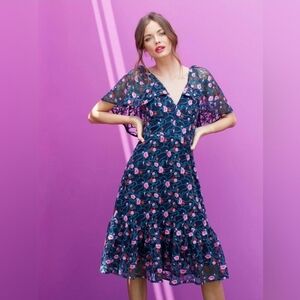 strapless open back dress The Virginia Dress in Orchid Haze Windsor